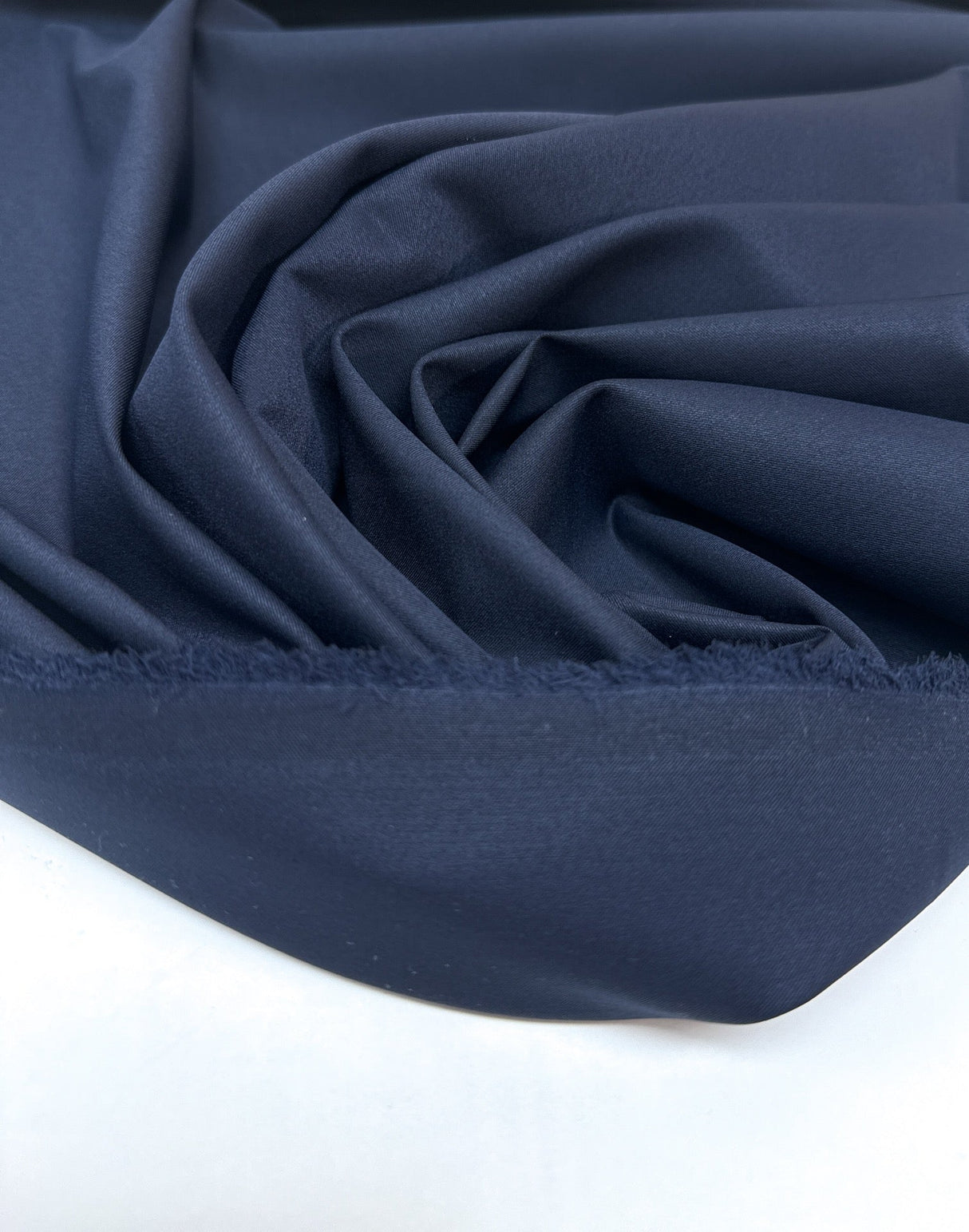 Blue Wool Blend Twill