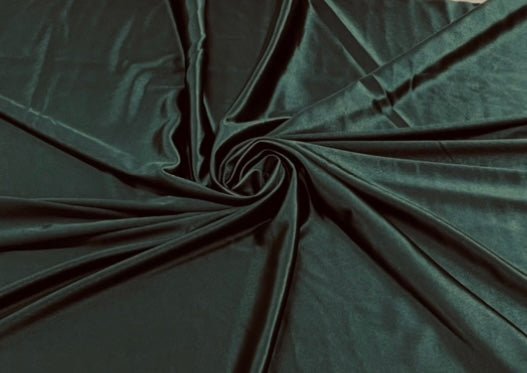 Deluxe Heavy Shiny Polyester Spandex Fabric - 58" Width, Shiny Finish (1 Yard)