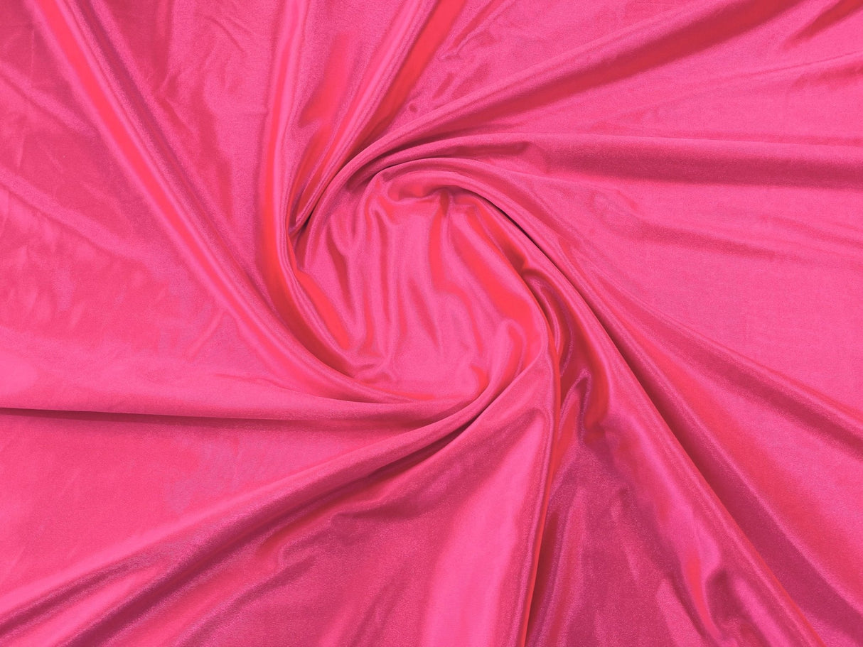 Deluxe Heavy Shiny Polyester Spandex Fabric - 58" Width, Shiny Finish (1 Yard)