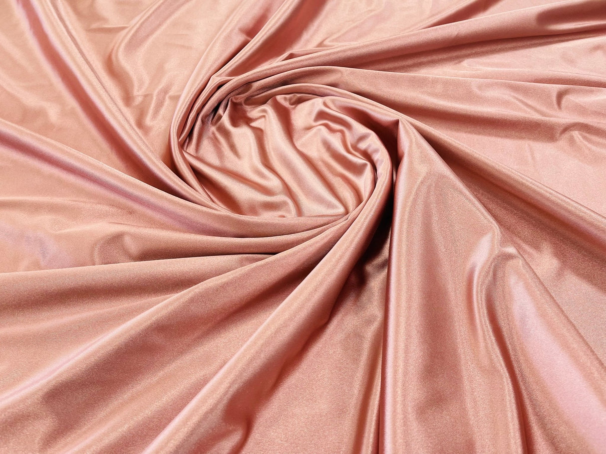 Deluxe Heavy Shiny Polyester Spandex Fabric - 58" Width, Shiny Finish (1 Yard)