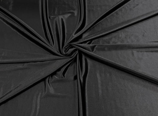 Deluxe Heavy Shiny Polyester Spandex Fabric - 58" Width, Shiny Finish (1 Yard)