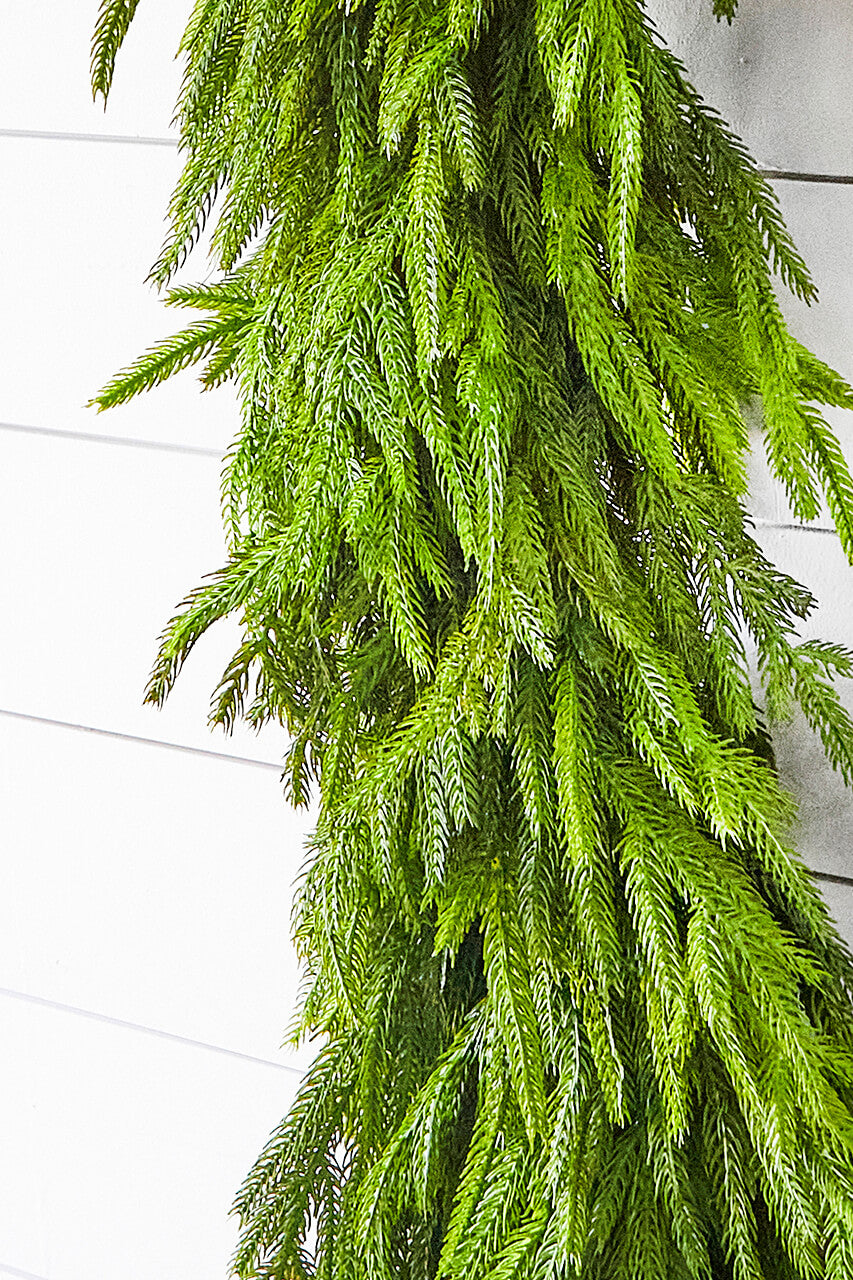 60" x 16" Real Touch Deluxe Norfolk Pine Garland