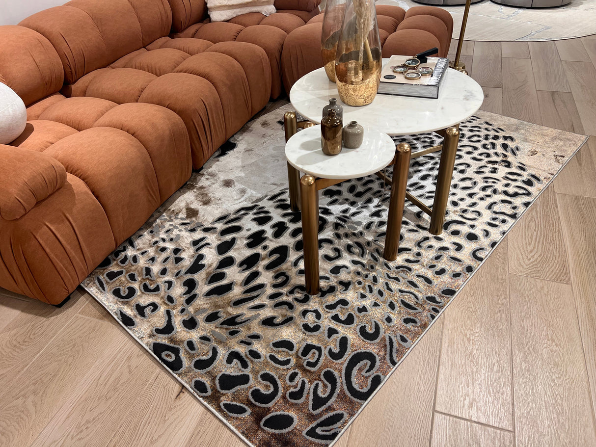 DEV310 Area Rug - Shifting Hues, 60% Polypropylene 40% Polyester, 5' 4" X 7' 8" (1 Piece)