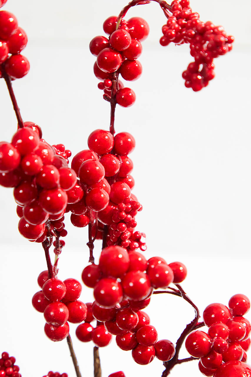 18” Red Dew Berry Spray