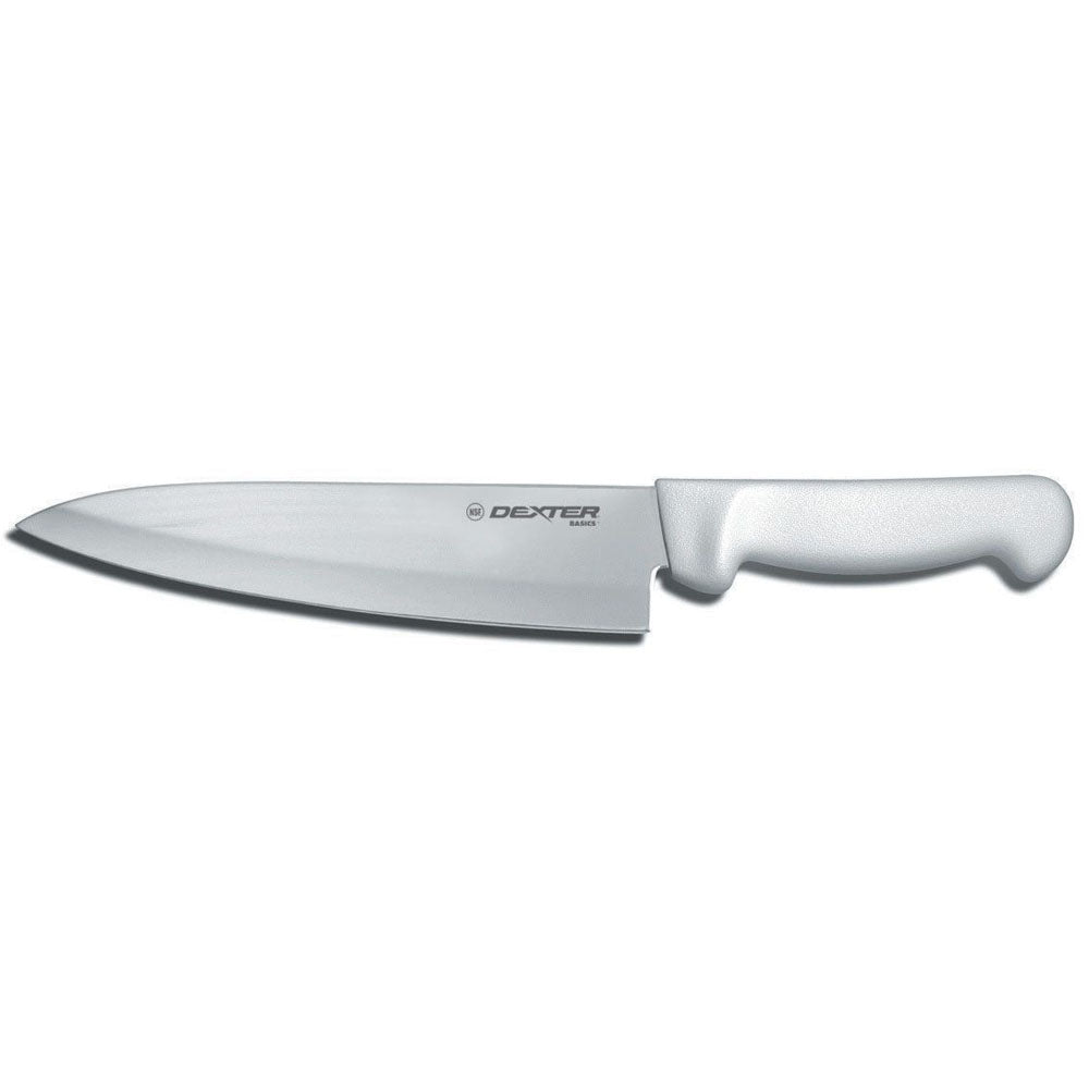 Dexter-Russell White Chef/Cook's Knife 8" Blade, Poly Handle