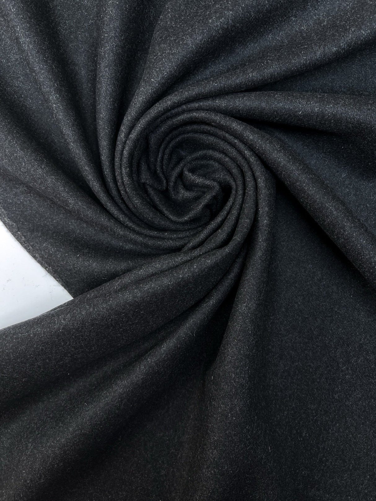 Wool Blend Woven Coat Fabric Gray