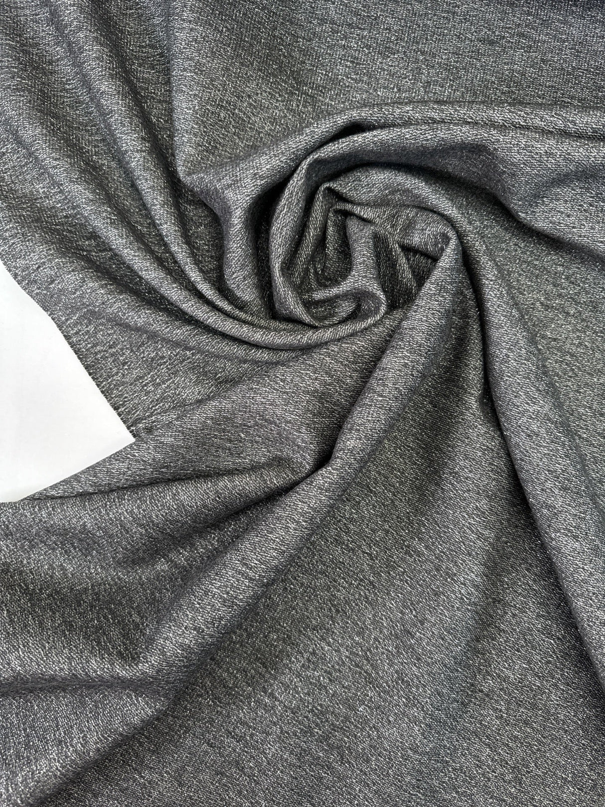 Cotton Polyester Lurex Knitted Silver