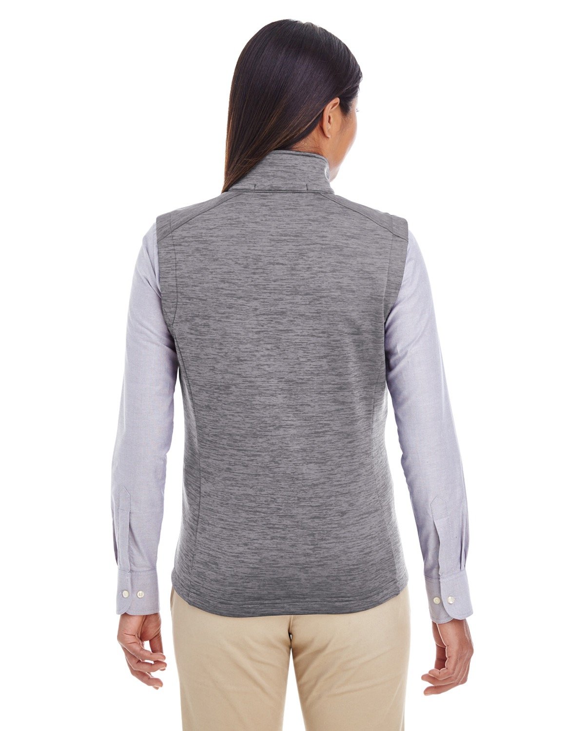 Ladies' Newbury Mélange Fleece Vest