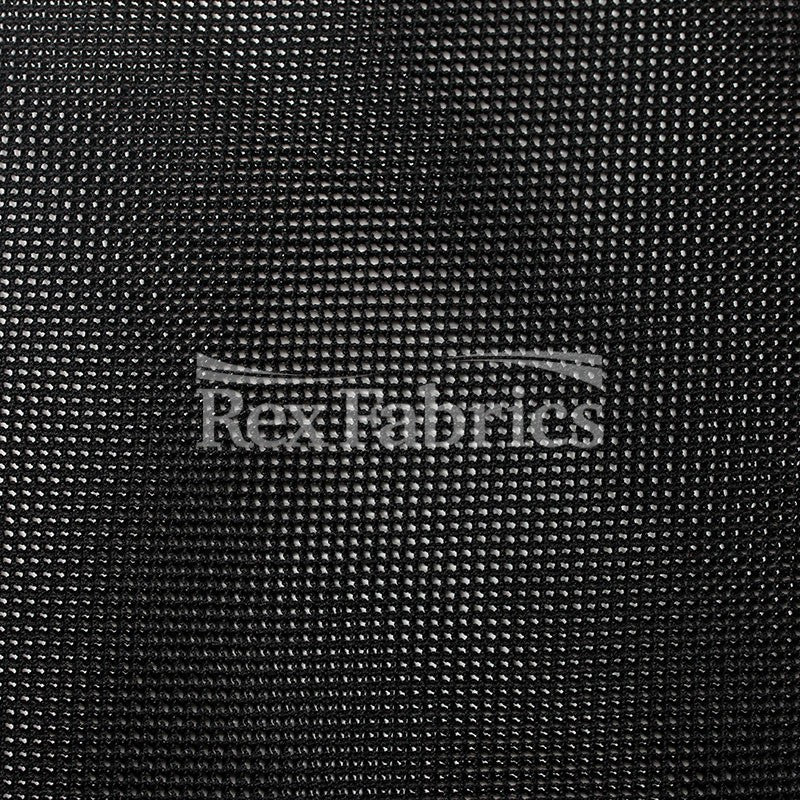 Diamond Crochet Polyester Spandex Fabric - Black/White, Diamond Crochet Mesh, 58/60" Width (1 Yard)