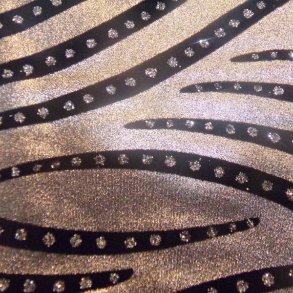 Printed Spandex Diamond Fury Zebra