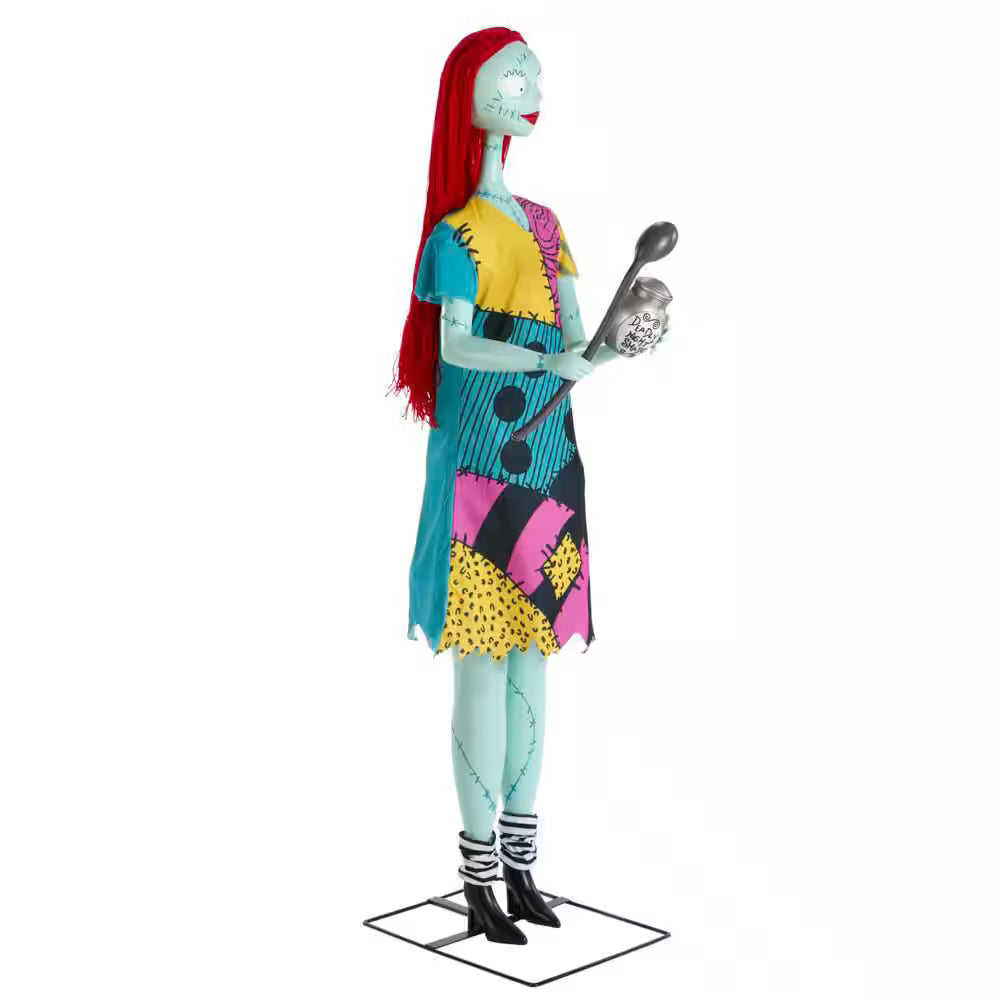 Deluxe Life Size Animated Sally Halloween Decoration 6 Feet