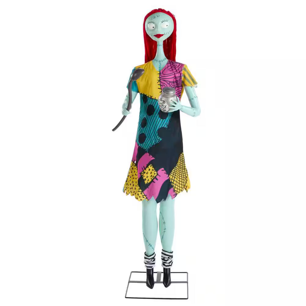 Deluxe Life Size Animated Sally Halloween Decoration 6 Feet