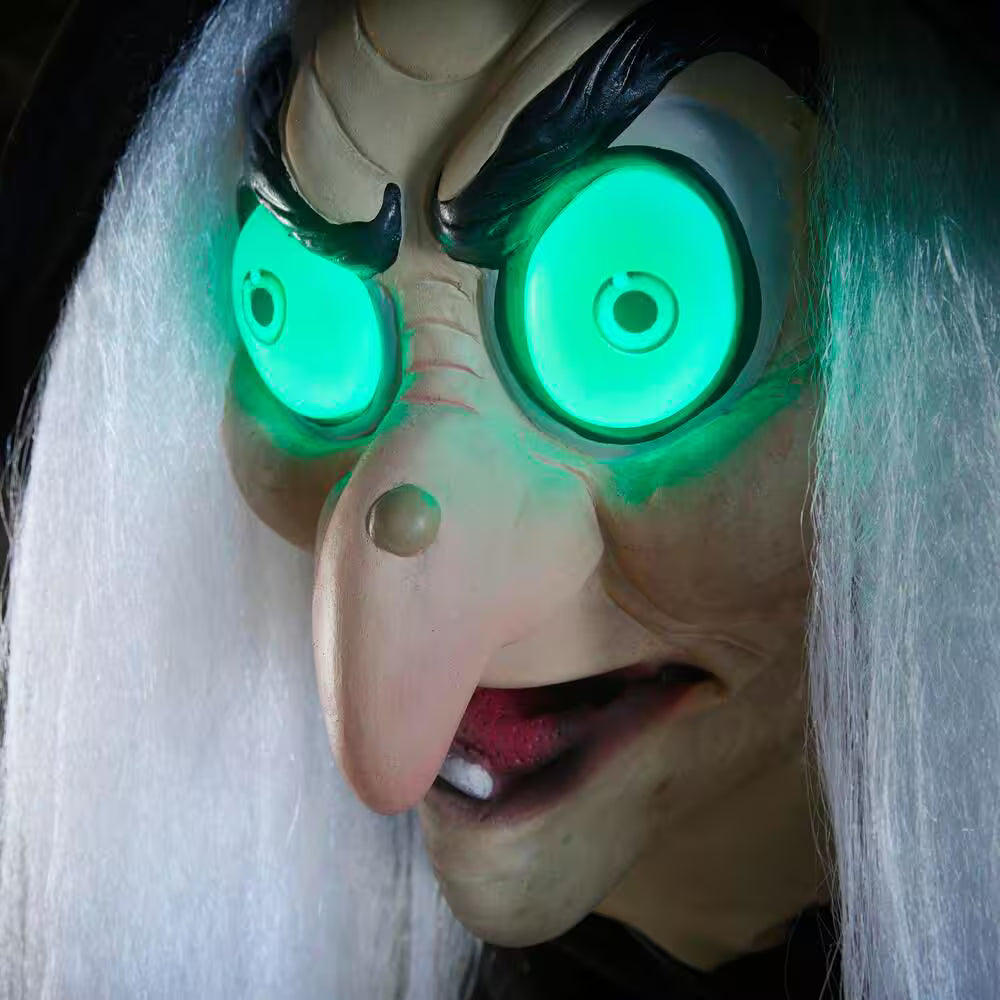 Animated LED Evil Queen Halloween Decoration 5.5 Feet