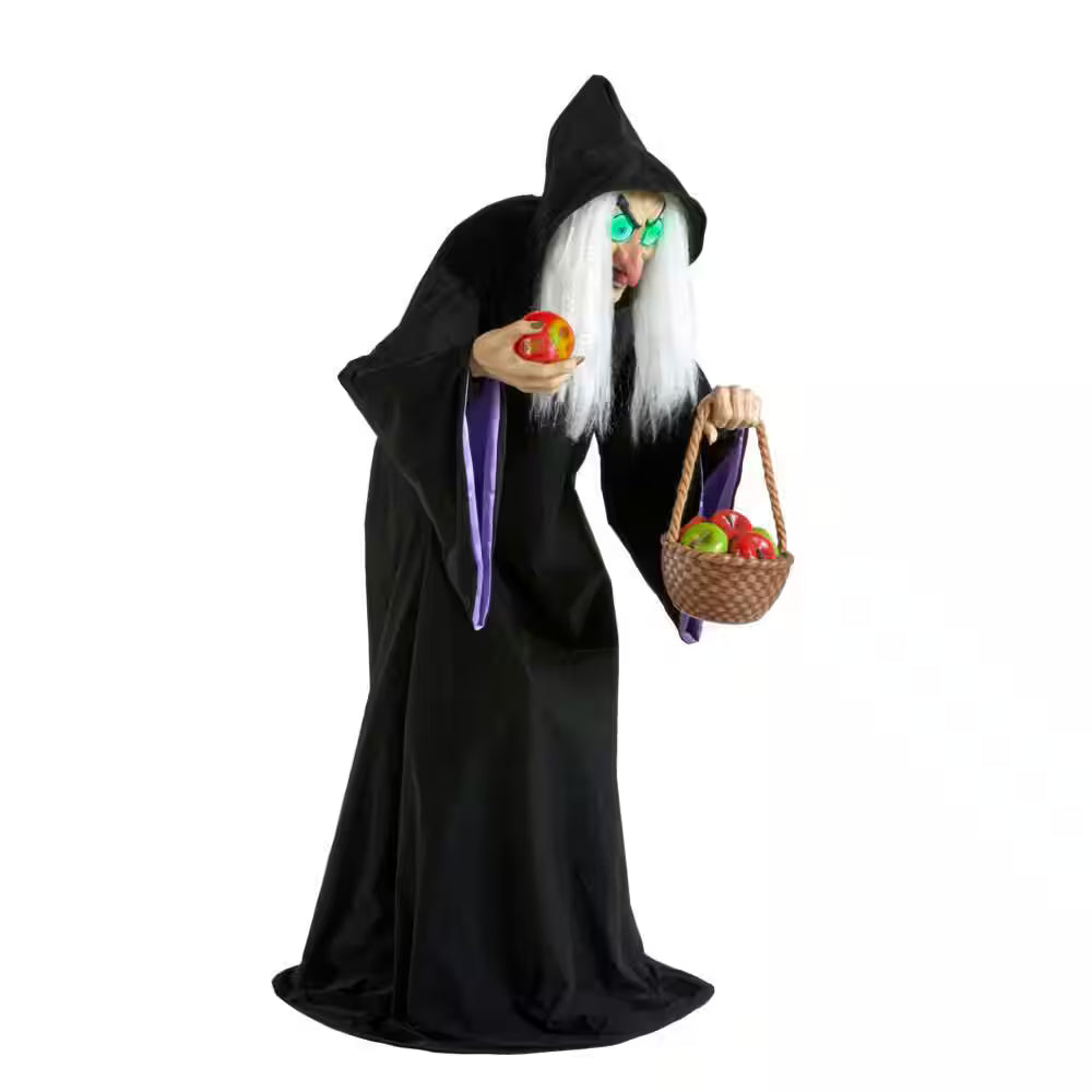 Animated LED Evil Queen Halloween Decoration 5.5 Feet