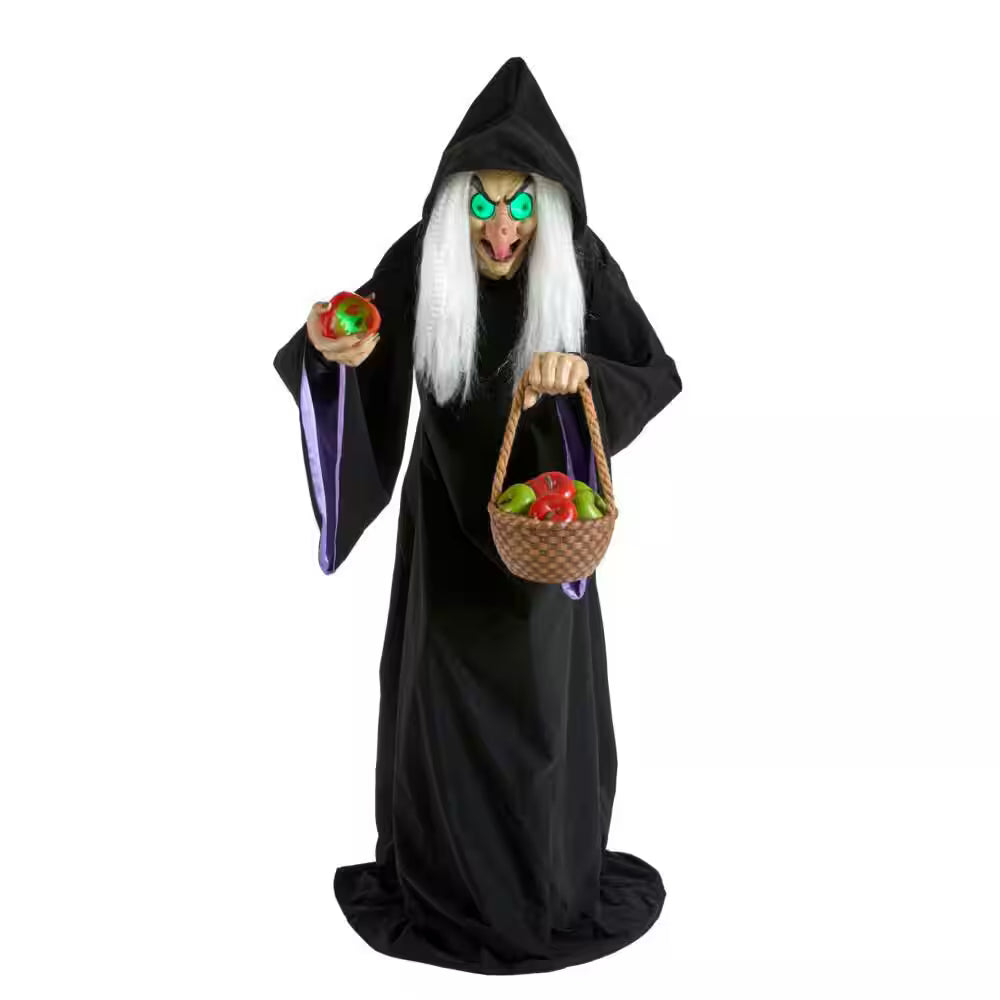 Animated LED Evil Queen Halloween Decoration 5.5 Feet