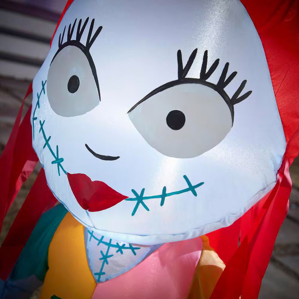 Sally Airblown Inflatable with Witch Hat Halloween Decoration Indoor Outdoor