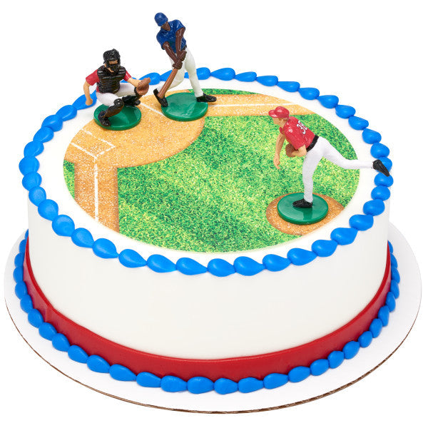 Baseball Players Cake Decorating Set – 3 Piece