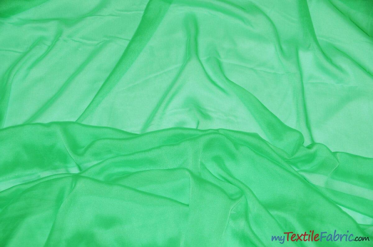 Two Tone Chiffon Polyester Fabric - Iridescent Sheer, 58/60" Width, Multiple Colors (Yards, Bolts, Sample Swatch)