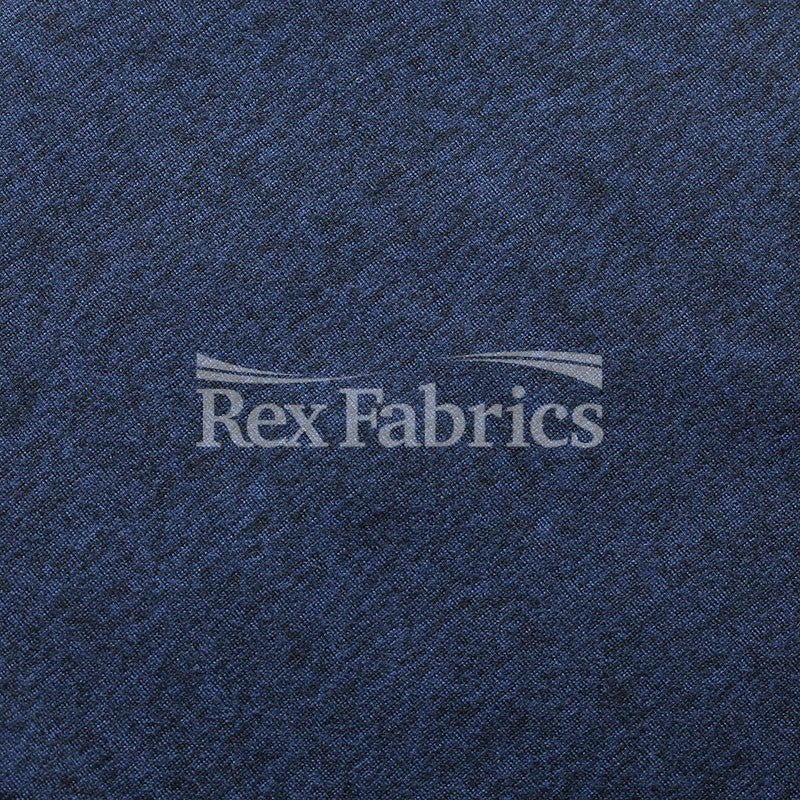 Double Moss Heather Polyester Spandex Fabric - Heather Solid, 58/60" Width, 280 GSM (1 Yard)