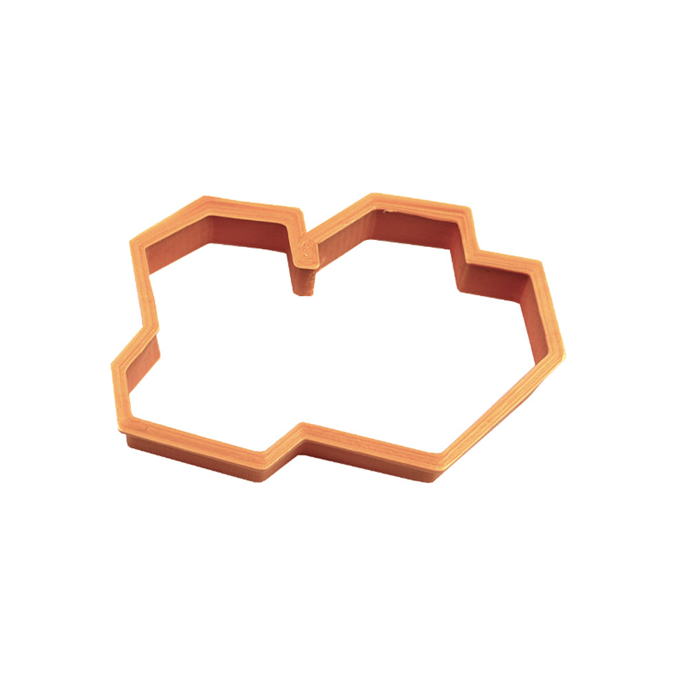 Double Tefillin Cookie Cutter, 3" x 2" x 3/4" H