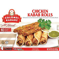 Colonel Kababz Chicken Kabab Rolls 425G