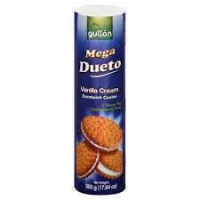 Gullon Mega Dueto Sandwich Vanilla Cookies 500gm