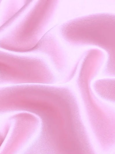 Baby Pink Stretch Satin