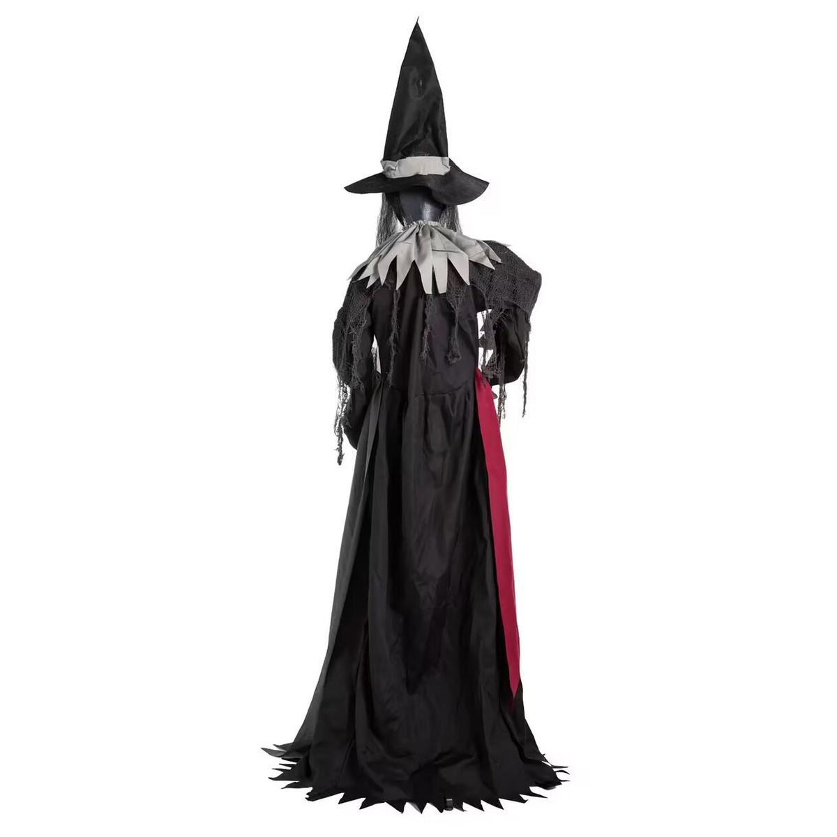 6 Ft Animated Talking Witch Halloween Decoration Light Up Face