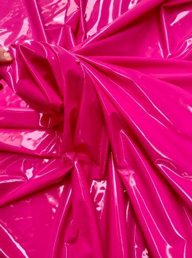 Hot Pink Glossy Stretch Latex