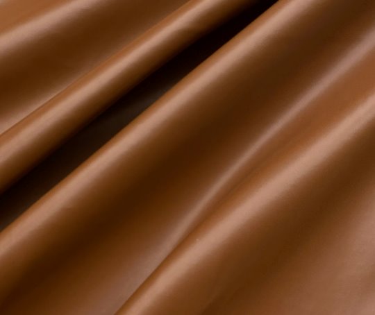 Brown Cognac 2-Way Stretch Faux Leather