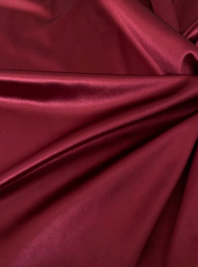 Shiny Nylon Spandex Burgundy