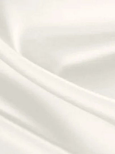 Off White Stretch Crepe Back Satin