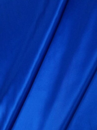 Stretch Satin Royal Blue