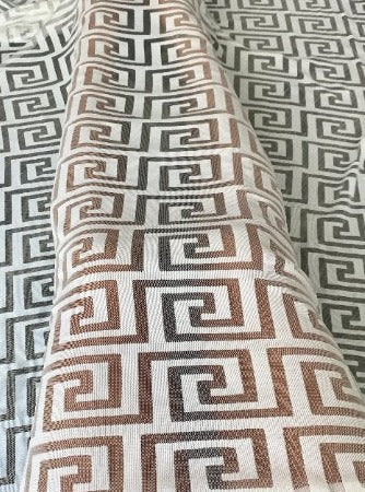 Printed Power Mesh White Geo