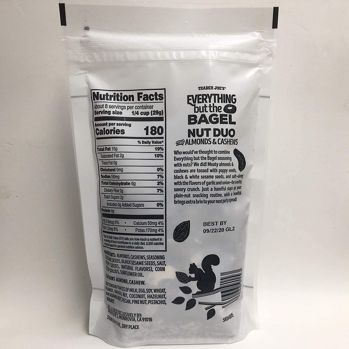 ব্যাগেল নাট ডুও ছাড়া সবকিছু - সুস্বাদু মিশ্র বাদামের সাথে সুস্বাদু মোড়ক