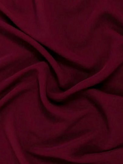 Stretch Crepe Burgundy