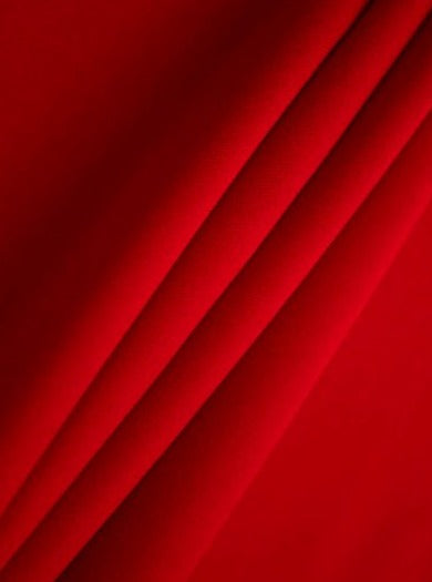 Poly Poplin Red