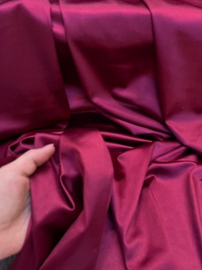 Shiny Nylon Spandex Burgundy
