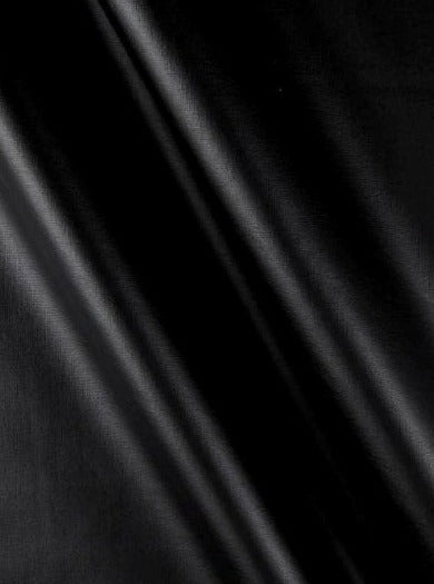 Black 2-Way Stretch Faux Leather