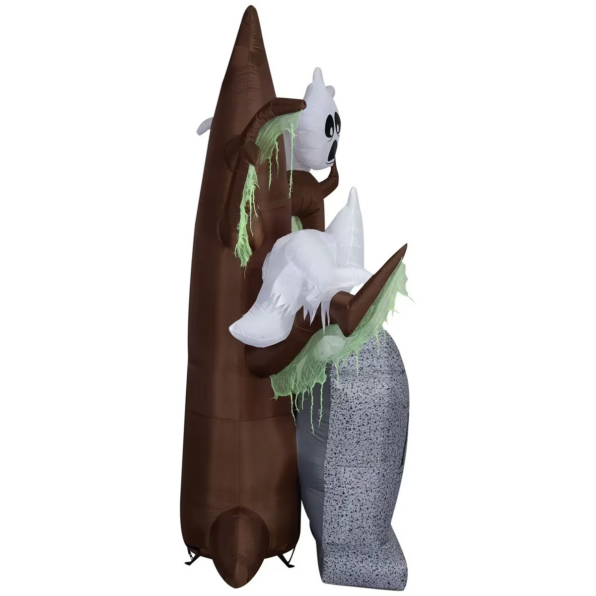 8 Ft Airblown Inflatable Tombstone Haunted Ghost Tree
