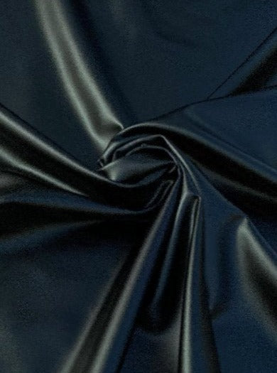 Black 4-Way Stretch Faux Leather
