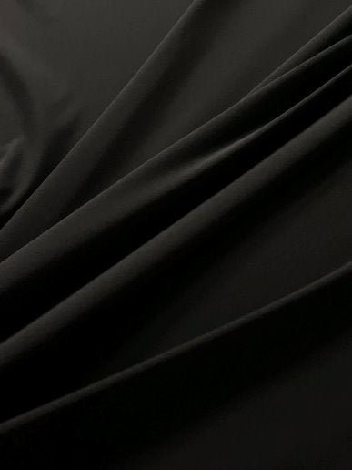 Black Stretch Crepe