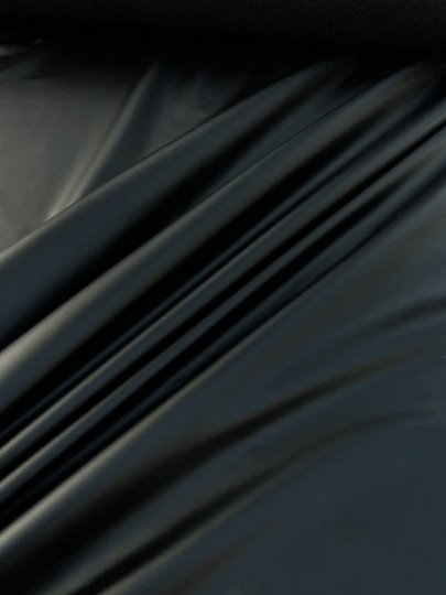 Black Stretch Faux Leather