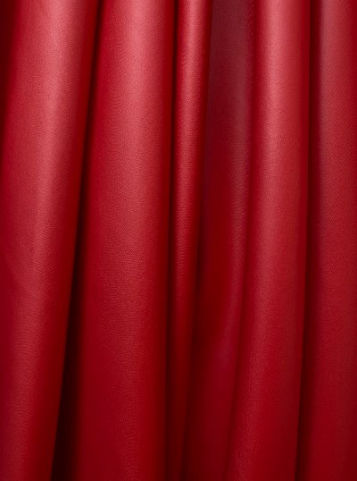Red Stretch Faux Leather