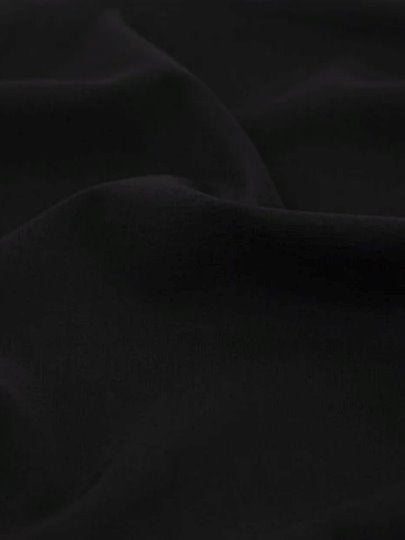 Black Stretch Crepe