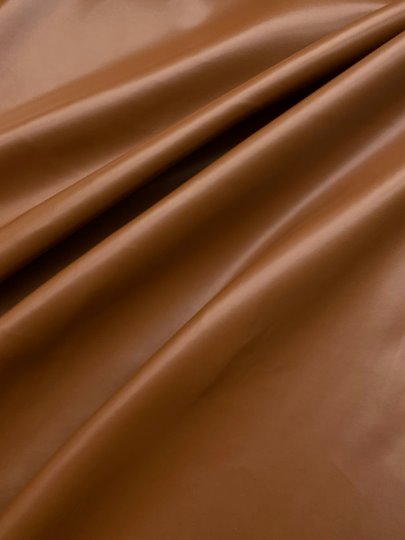 Brown Cognac 2-Way Stretch Faux Leather