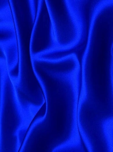 Stretch Satin Royal Blue