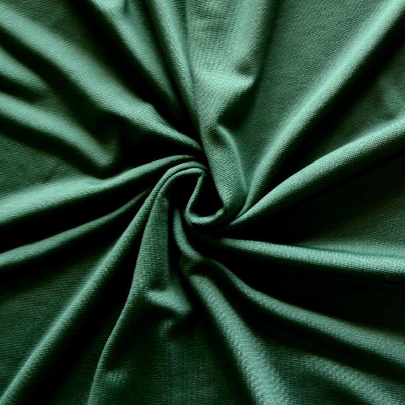 Athletic Dri-Fit Polyester Jersey Knit Fabric in Gorge Green