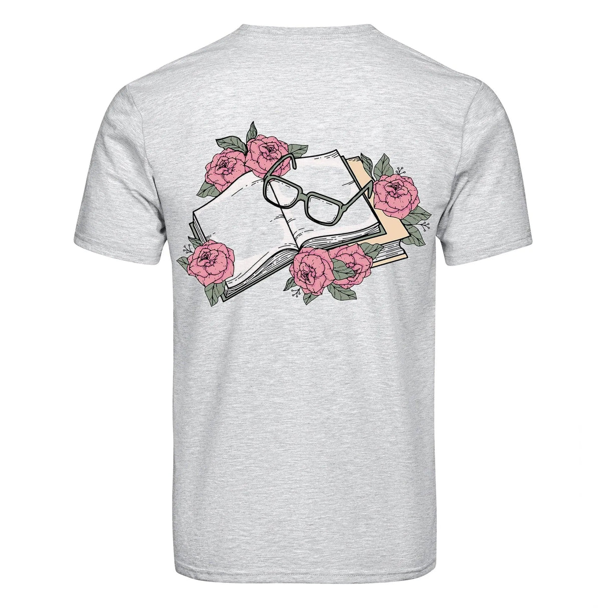 DTF Heat Transfer - Books & Glasses - 10"