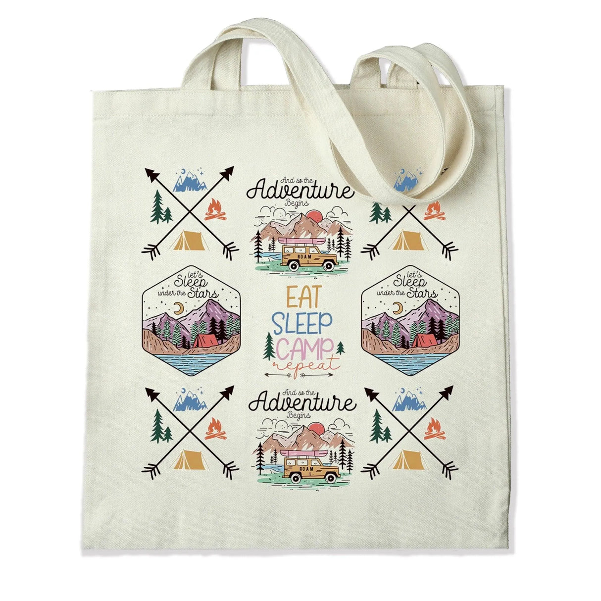 DTF Heat Transfer - Camping Adventure 10"